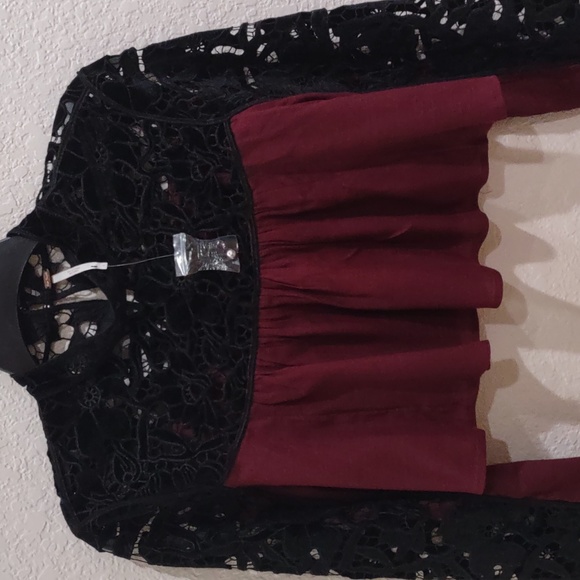 FREE PEOPLE HEARTS LONG SLEEVE BLOUSE. - Picture 16 of 16